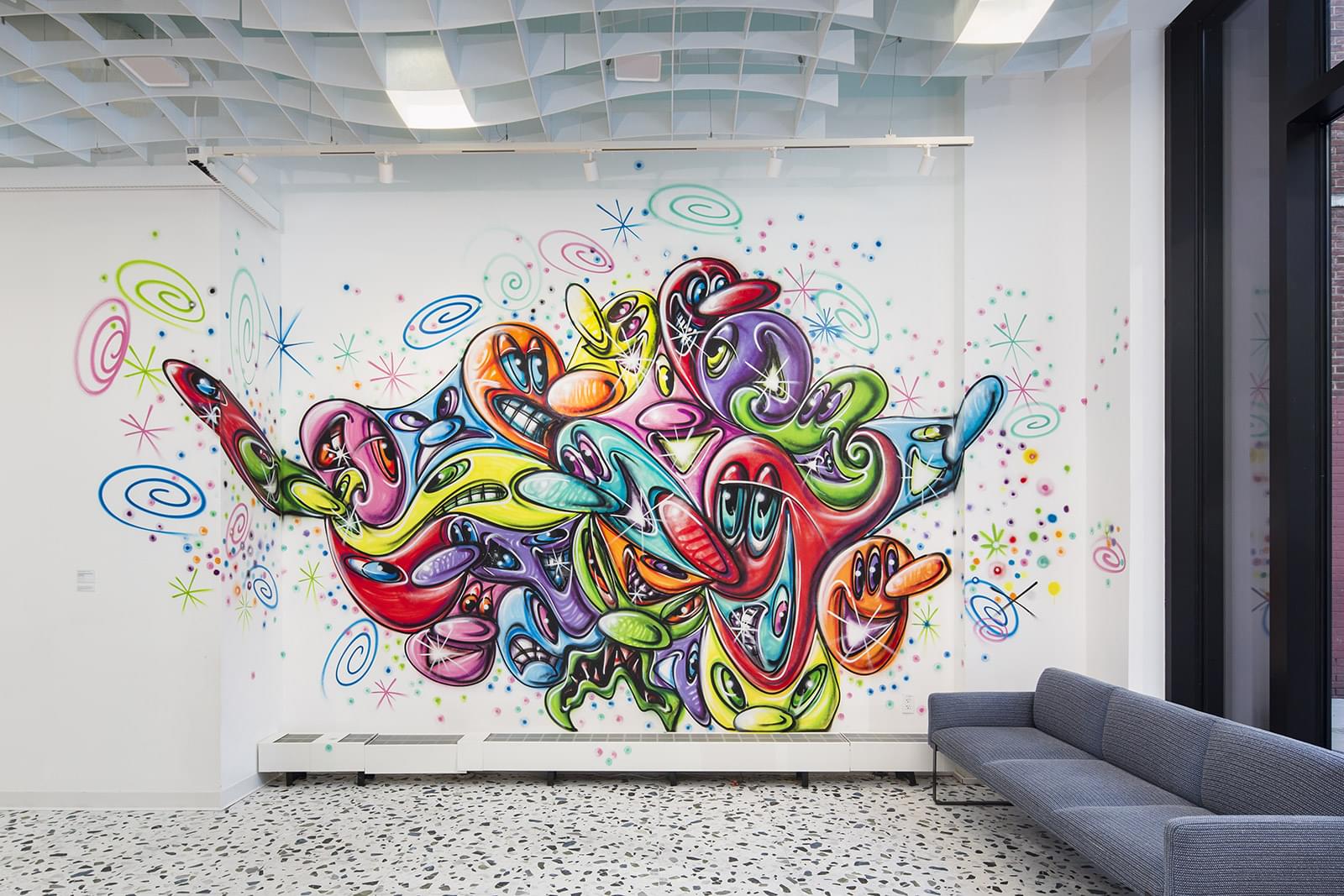 Opening doors of the headquarters