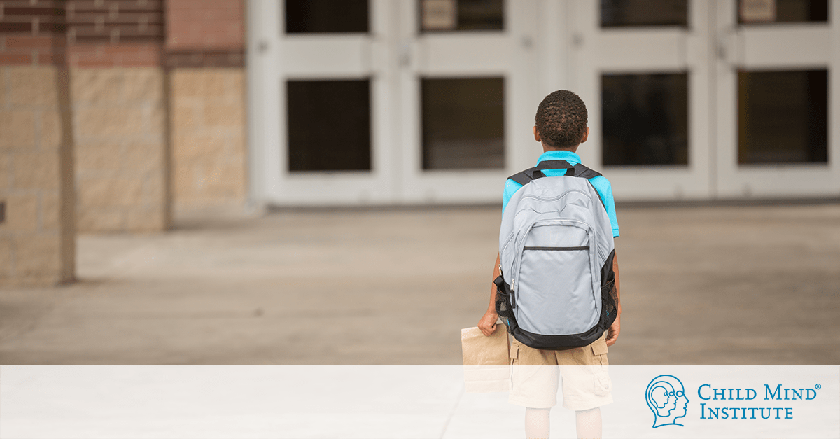 Back to School Anxiety - Child Mind Institute
