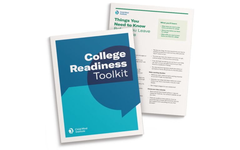 Resources for College Kids - Child Mind Institute