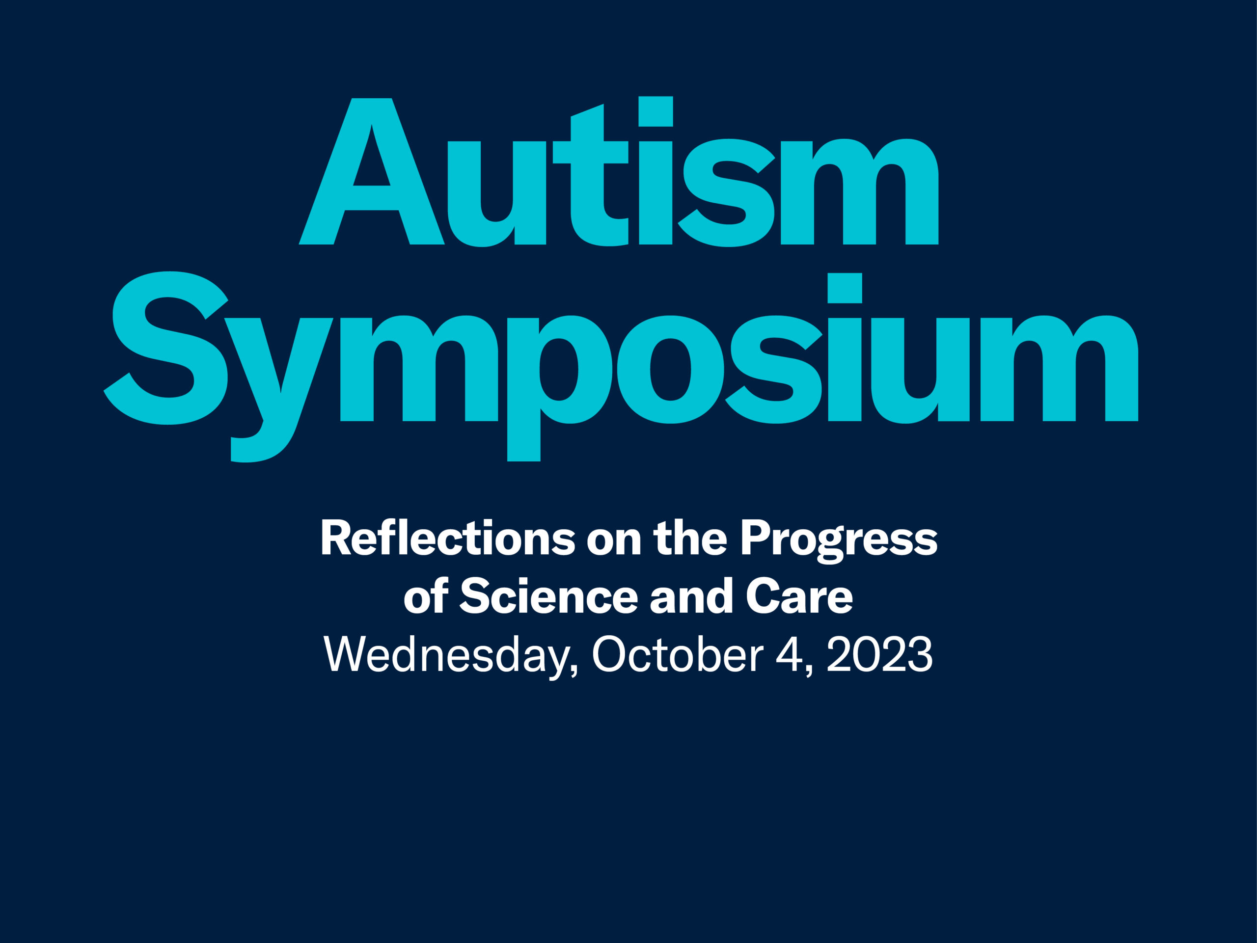2023 Autism Symposium