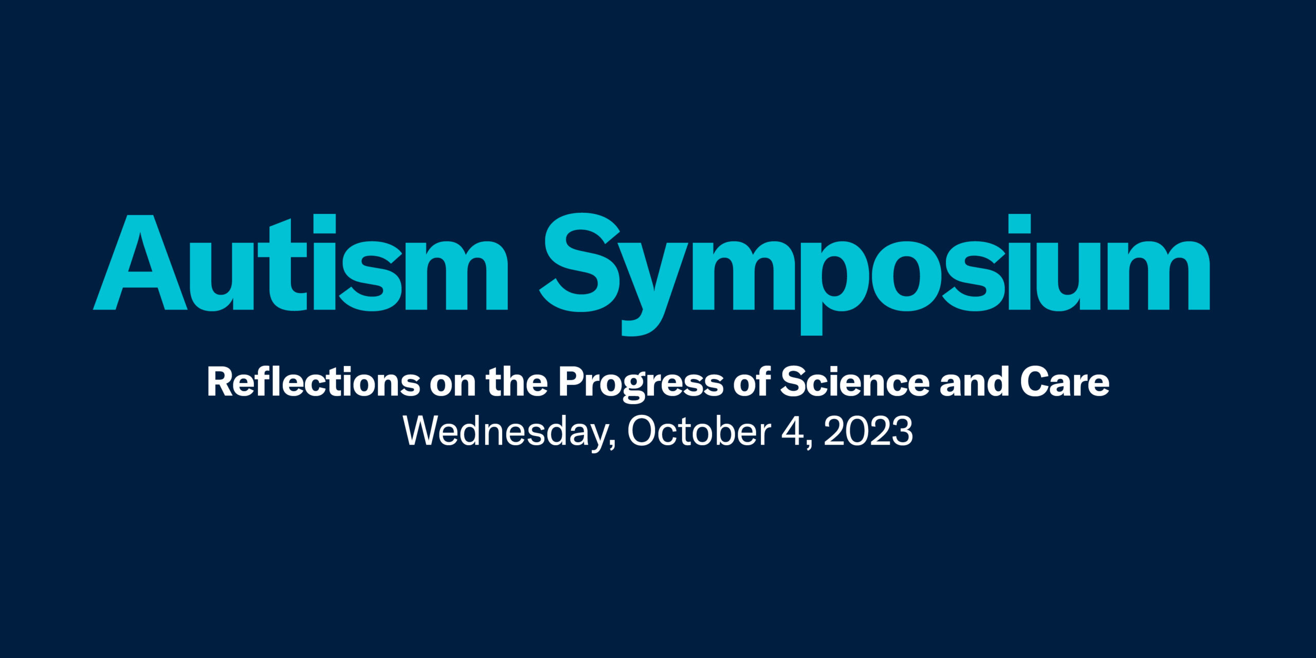 2023 Autism Symposium