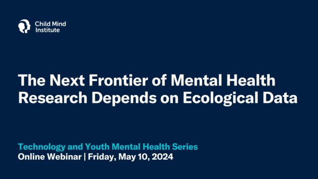Can Technology Improve Understanding of Youth Mental Health?