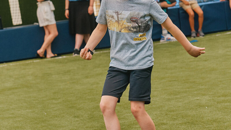 Summer Program Kid Playing Soccer