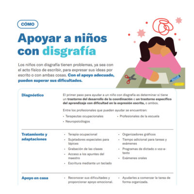 Cómo apoyar a niños con disgrafía