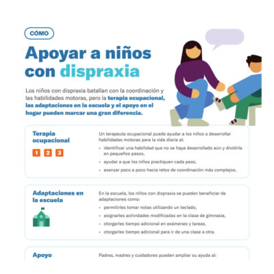 Cómo apoyar a niños con dispraxia