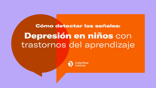 Señales de depresión en niños con trastornos del aprendizaje