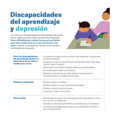 Discapacidades del aprendizaje y depresión
