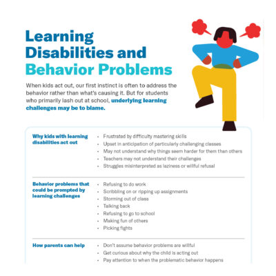 Learning Disabilities and Behavior Problems