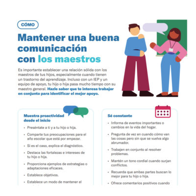 Cómo mantener una buena comunicación con los maestros
