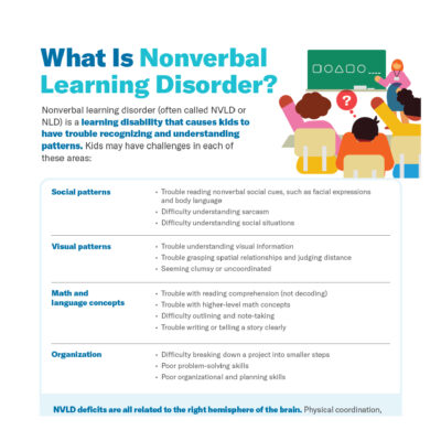 What Is Nonverbal Learning Disorder?