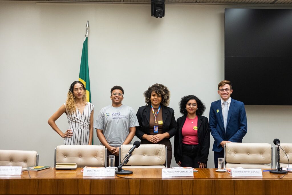 Eduardo Vasconcelos, Director of Youth Engagement at the SNF Global Center was invited to speak on the panel, “Beyond the Surface: The Global Mental Health Crisis” during the AFS Youth Assembly 