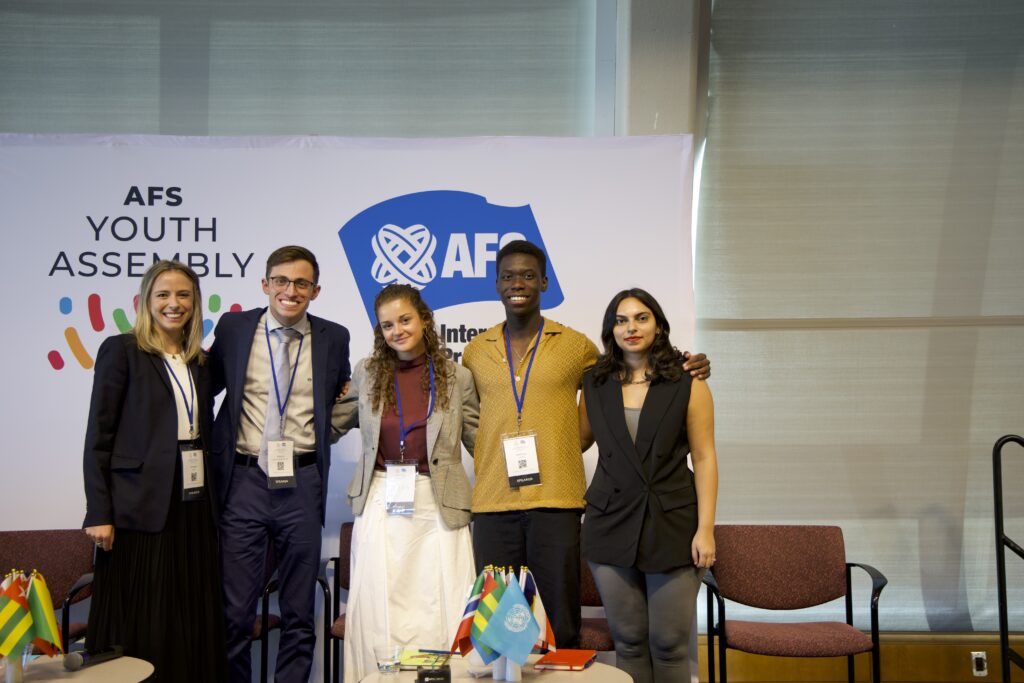 Eduardo Vasconcelos, Director of Youth Engagement at the SNF Global Center takes part in a congressional celebration in Brazil’s capital city of Brasilia for International Youth Day 2025.