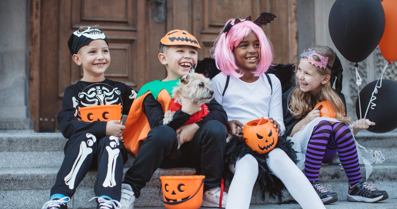 Kids on Halloween