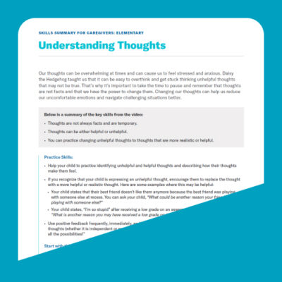 Understanding Thoughts for Elementary School