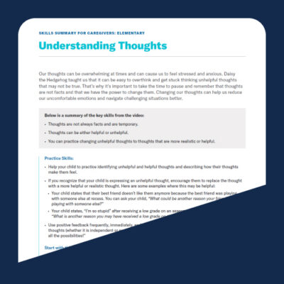 Understanding Thoughts for High School