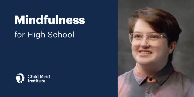 Mindfulness for High School