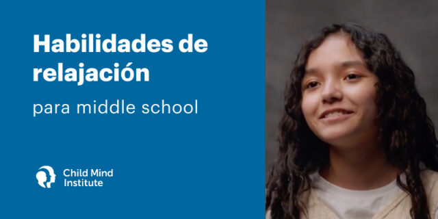 Habilidades de relajación para middle school