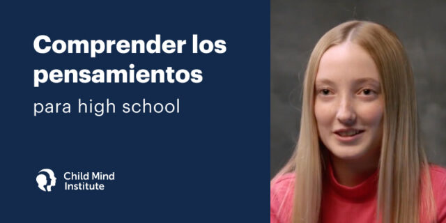 Comprender los pensamientos para high school