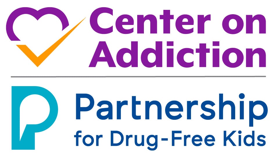Center on Addiction  Partnership Stacked logo