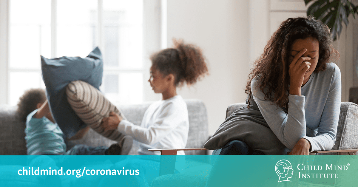 Coronavirus Parenting: Managing Anger and Frustration | Child Mind Institute